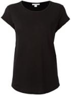 James Perse Curved Hem T-shirt, Women's, Size: I, Black, Cotton