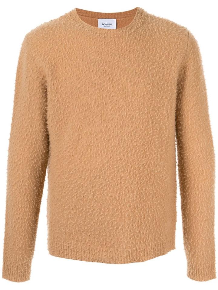 Dondup Fleece Knit Sweateer - Neutrals