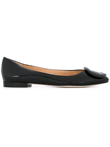 Estnation Buckled Ballerinas - Black
