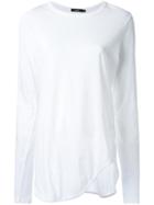 Bassike Curved Hem T-shirt - White