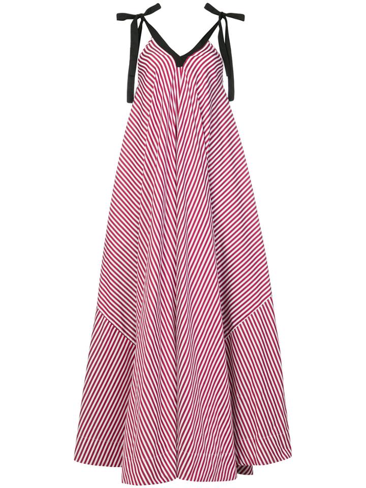 Milla Milla Striped Long Dress - Red