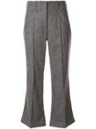 Jejia Mia Cropped Trousers - Grey