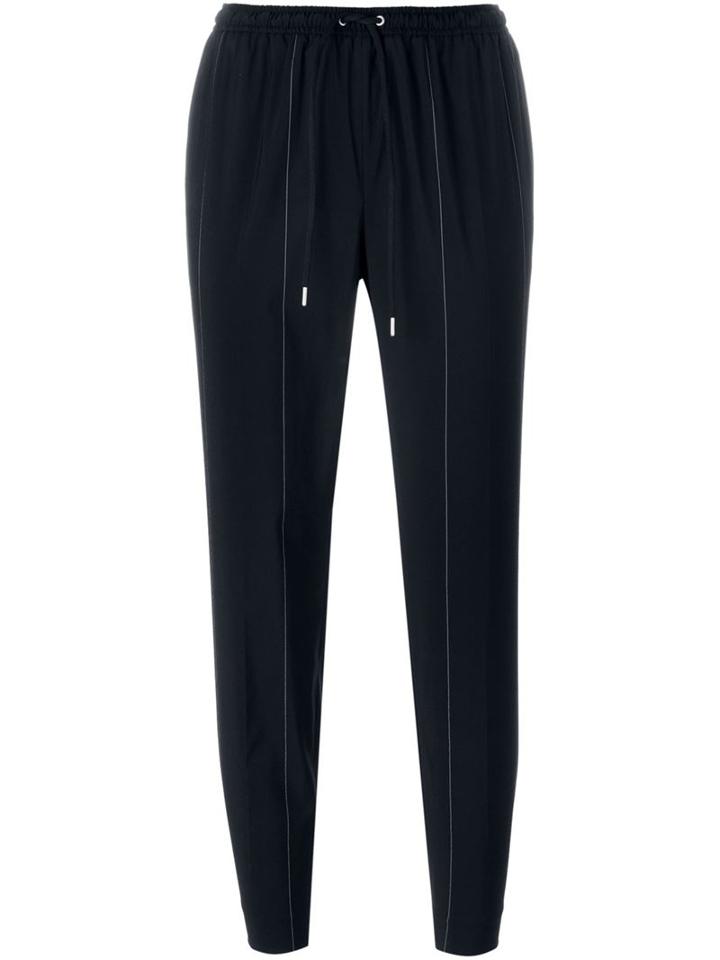 Alexander Wang Straight Leg Trousers, Women's, Size: 2, Blue, Polyamide/polyester/spandex/elastane/virgin Wool