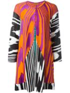 Missoni Zebra Print Knit Coat