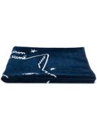 Maison Kitsuné Wolf Beach Towel - Blue