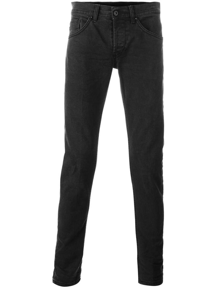Dondup Skinny Jeans, Men's, Size: 40, Black, Cotton/polyester/spandex/elastane