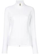 Fendi - Fitted Zip Front Jacket - Women - Polyester/spandex/elastane - 38, White, Polyester/spandex/elastane