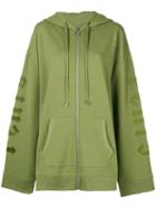 Puma - Harness Zipped Hoodie - Women - Cotton/polyester/spandex/elastane - S, Green, Cotton/polyester/spandex/elastane