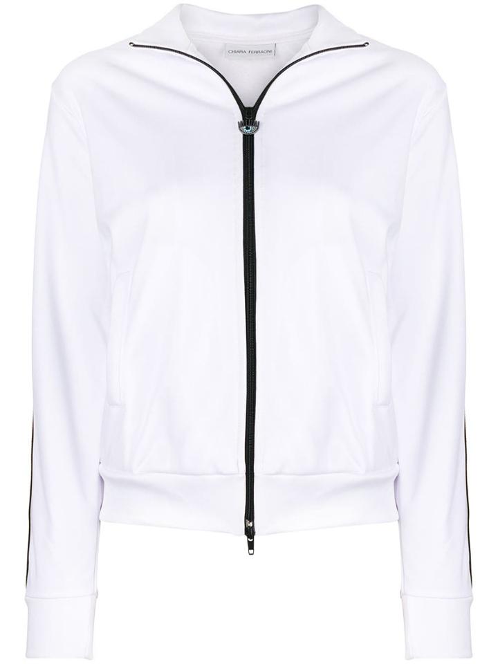 Chiara Ferragni Eye Logo Track Jacket - White