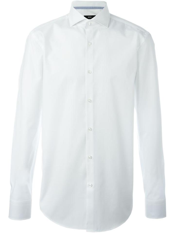 Boss Hugo Boss Classic Shirt, Men's, Size: 42, White, Cotton