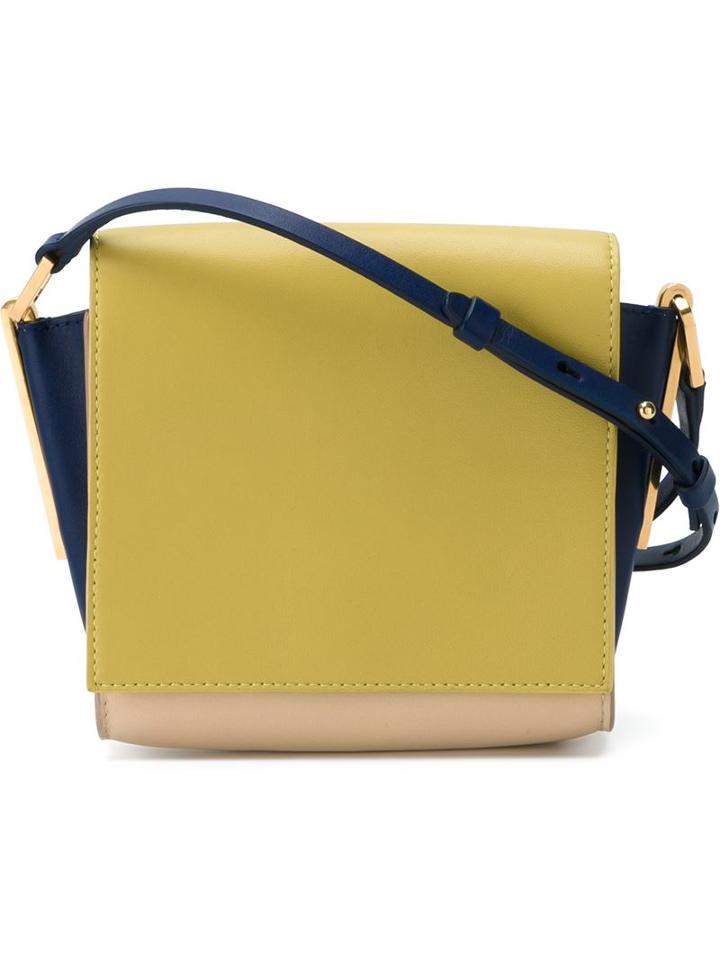 Desa 1972 Small Shoulder Bag, Women's, Yellow/orange, Leather