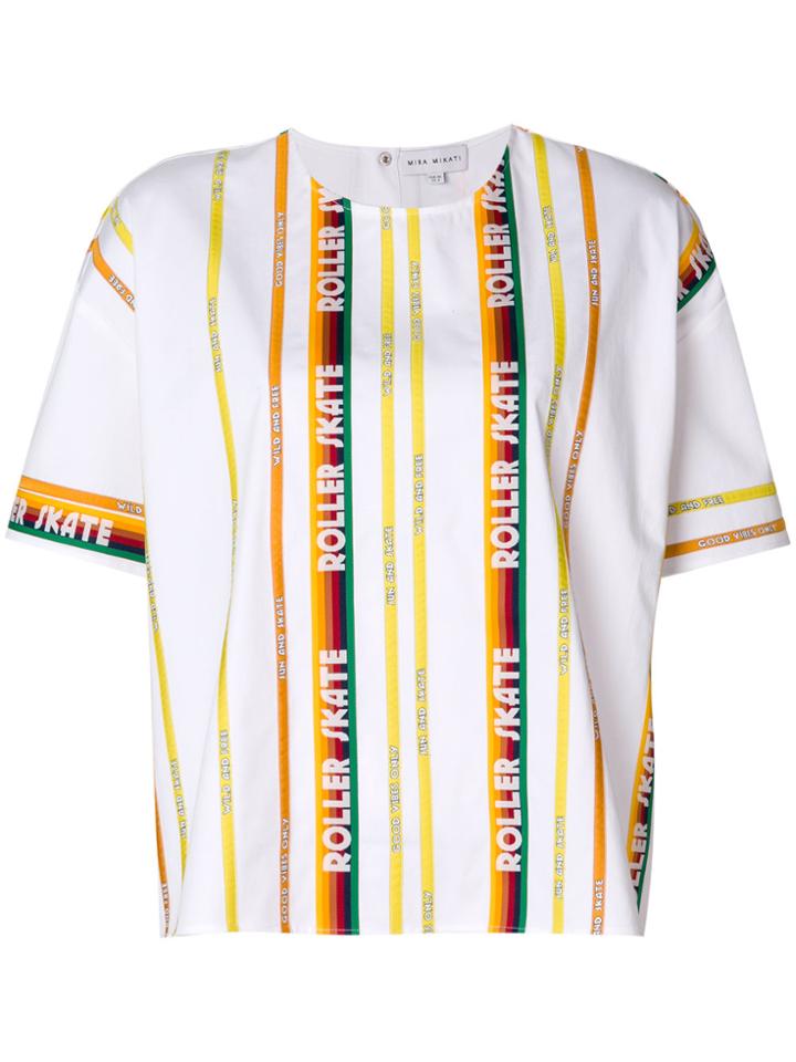 Mira Mikati Roller Skate Shirt - White