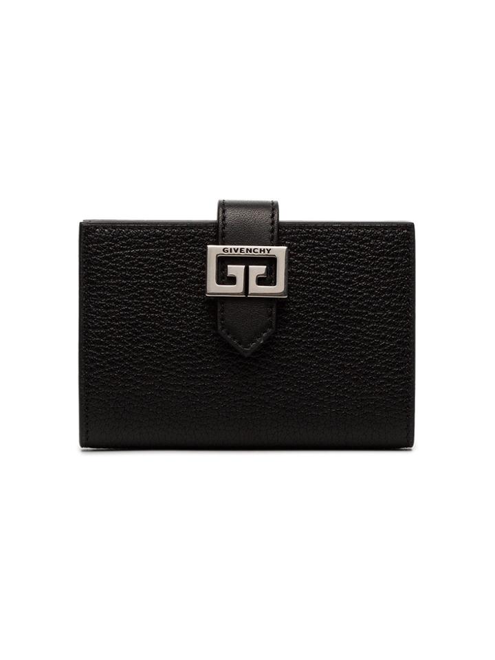Givenchy Gold-tone Hardware Coin Wallet - Black