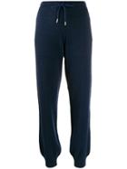 Barrie Knitted Joggers - Blue