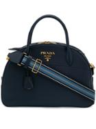 Prada Logo Tote Bag - Blue