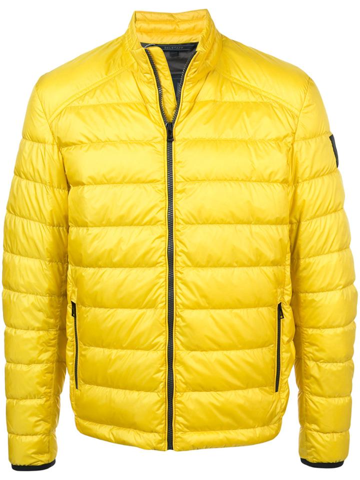 Belstaff Padded Zip Jacket - Yellow & Orange