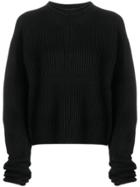 Andrea Ya'aqov Cropped Jumper - Black