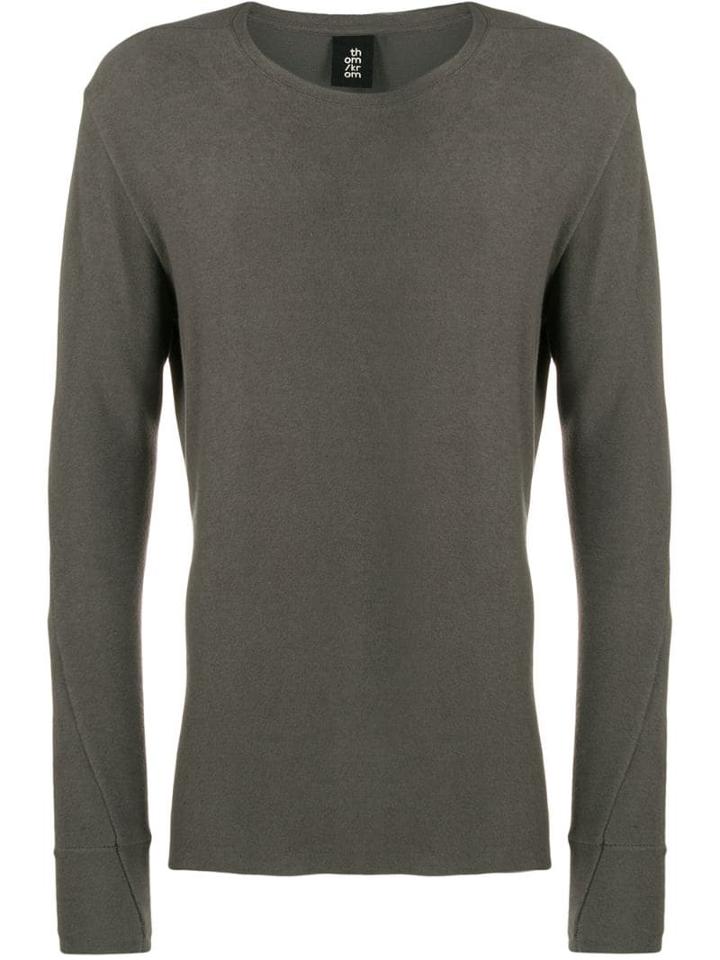 Thom Krom Long-line Jumper - Brown