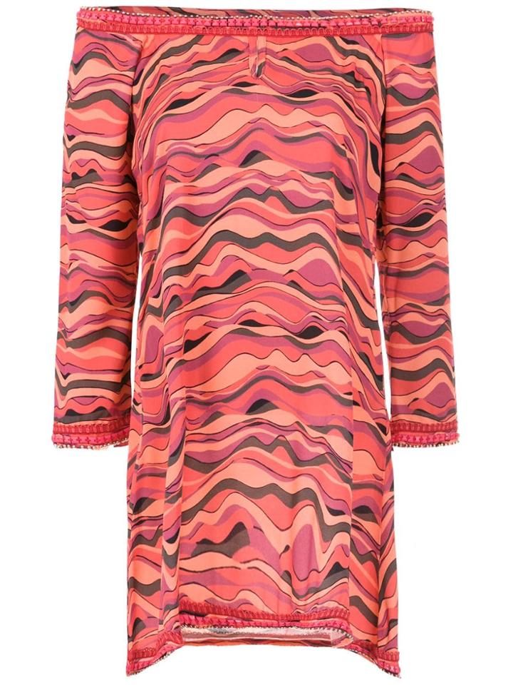 Amir Slama Long Sleeved Swimsuit - Red