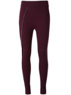 No Ka' Oi Embellished Detail Leggings - Pink & Purple
