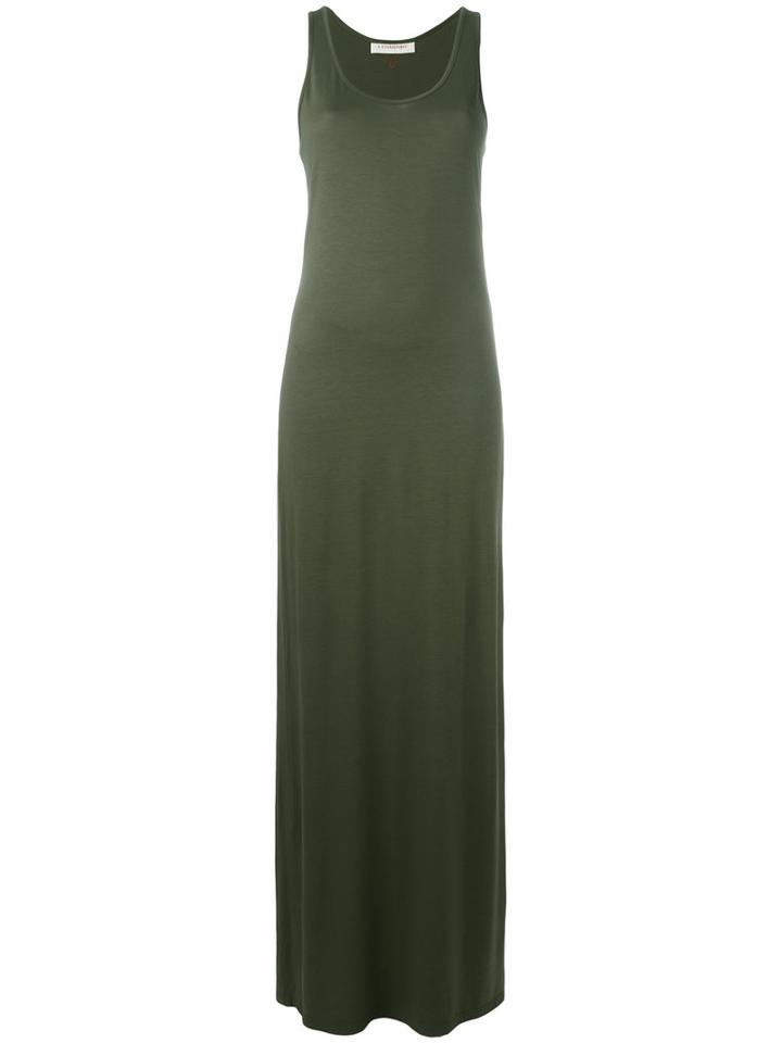 A.f.vandevorst Long Tank Dress, Women's, Size: 40, Green, Viscose/spandex/elastane