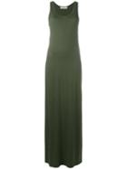 A.f.vandevorst Long Tank Dress, Women's, Size: 40, Green, Viscose/spandex/elastane