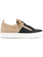 Giuseppe Zanotti Design Double Low Top Sneakers - Nude & Neutrals