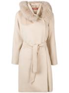 Max Mara Studio Perfectly Fitted Coat - Nude & Neutrals