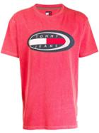 Tommy Jeans Summer Oval Print T-shirt - Red