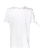 Jw Anderson Draped Sleeve T-shirt - White