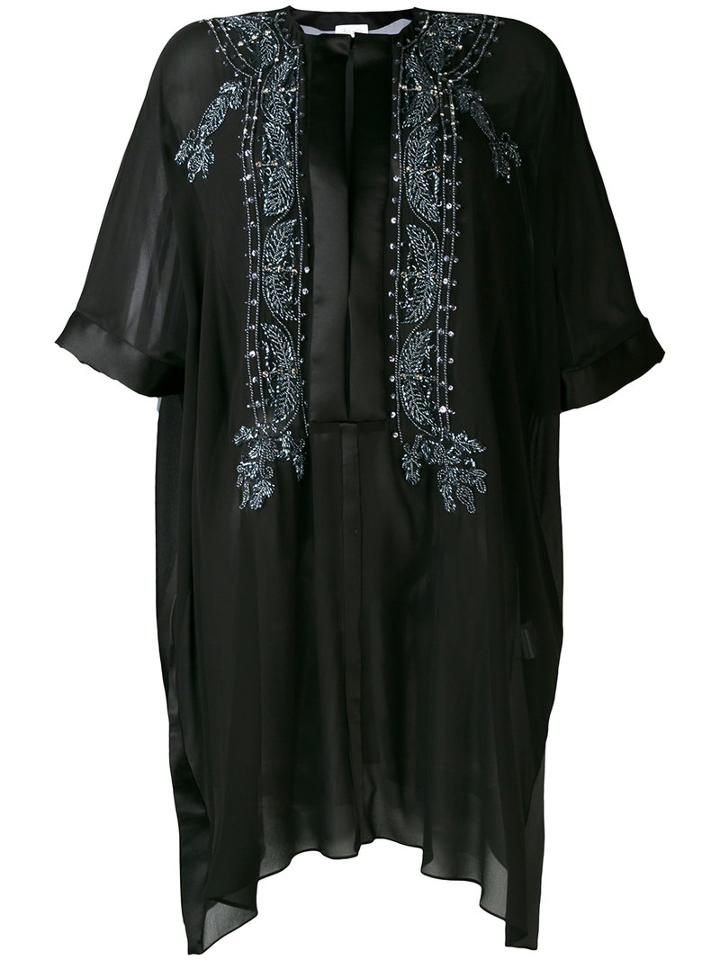 Embellished Dress - Women - Silk/glass - 40, Black, Silk/glass, Redemption