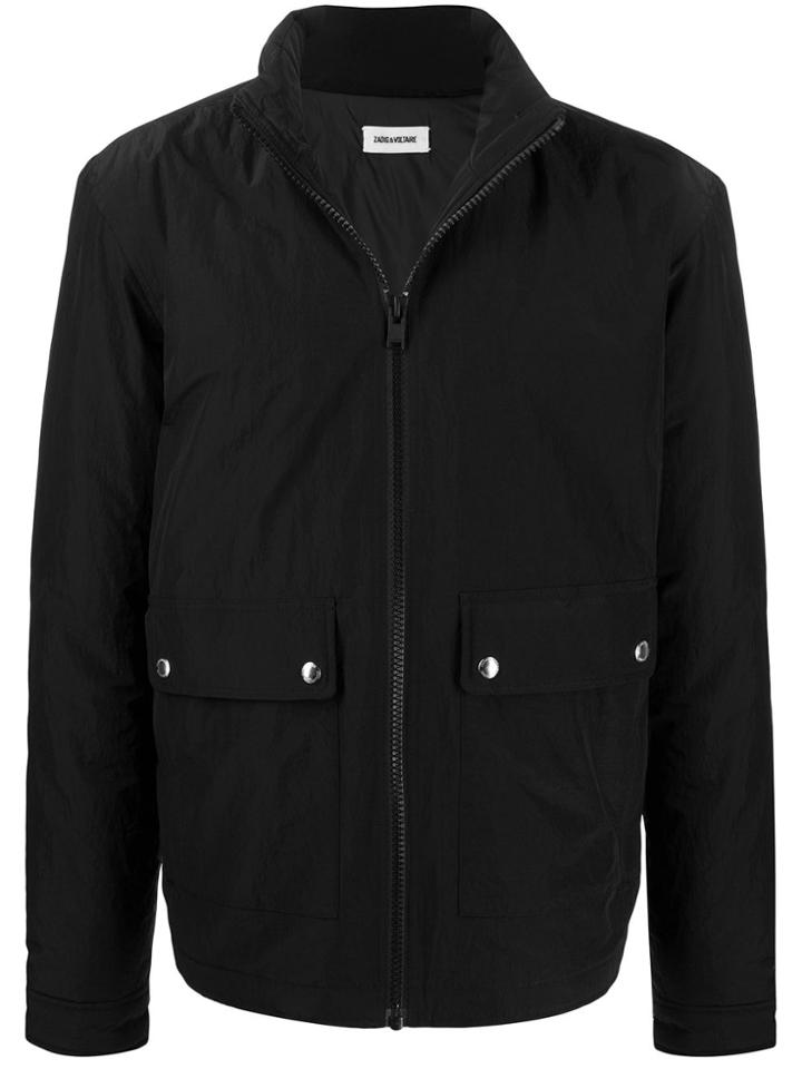 Zadig & Voltaire Beth Crinkled Jacket - Black