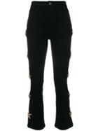Amen Star Embellished Jeans - Black