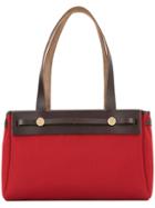 Hermès Vintage Her Bag Cabas Pm 2 In 1 Shoulder Tote Bag - Red