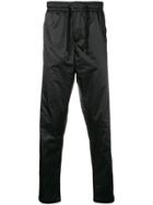 Karl Lagerfeld Nylon Drawstring Trousers - Black
