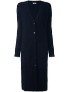 P.a.r.o.s.h. V Neck Button Down Cardi-coat, Women's, Size: Small, Blue, Cashmere/wool