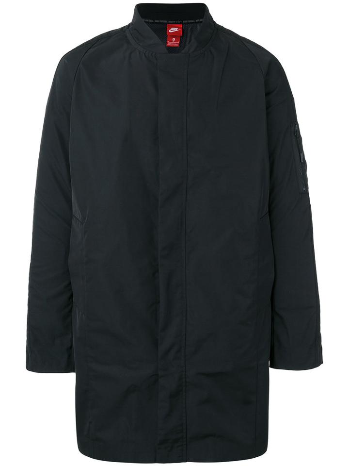 Nike Nike Fc Long Fit Bomber Jacket, Men's, Size: Large, Black, Polyester/nylon