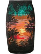 Balmain Sunset Skirt - Black