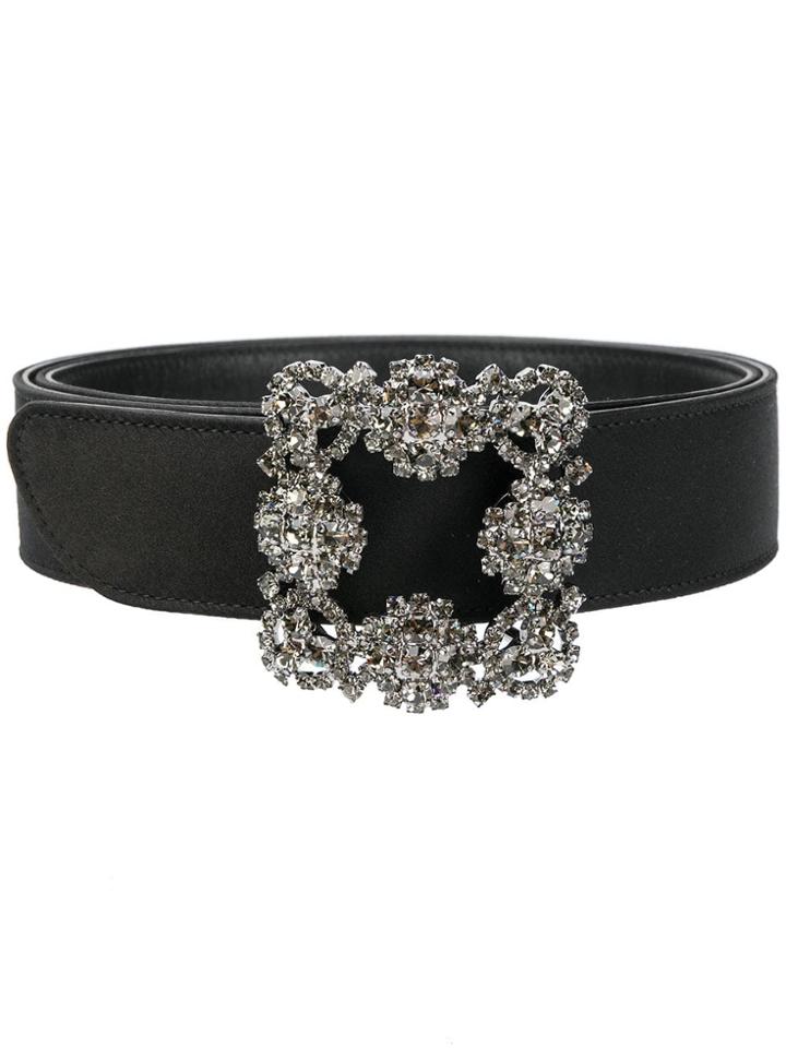 Manolo Blahnik Hangisi Belt - Black