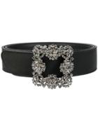 Manolo Blahnik Hangisi Belt - Black