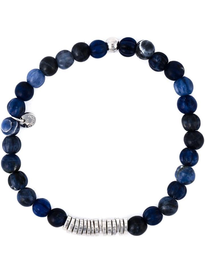 Tateossian Round Beaded Bracelet - Blue