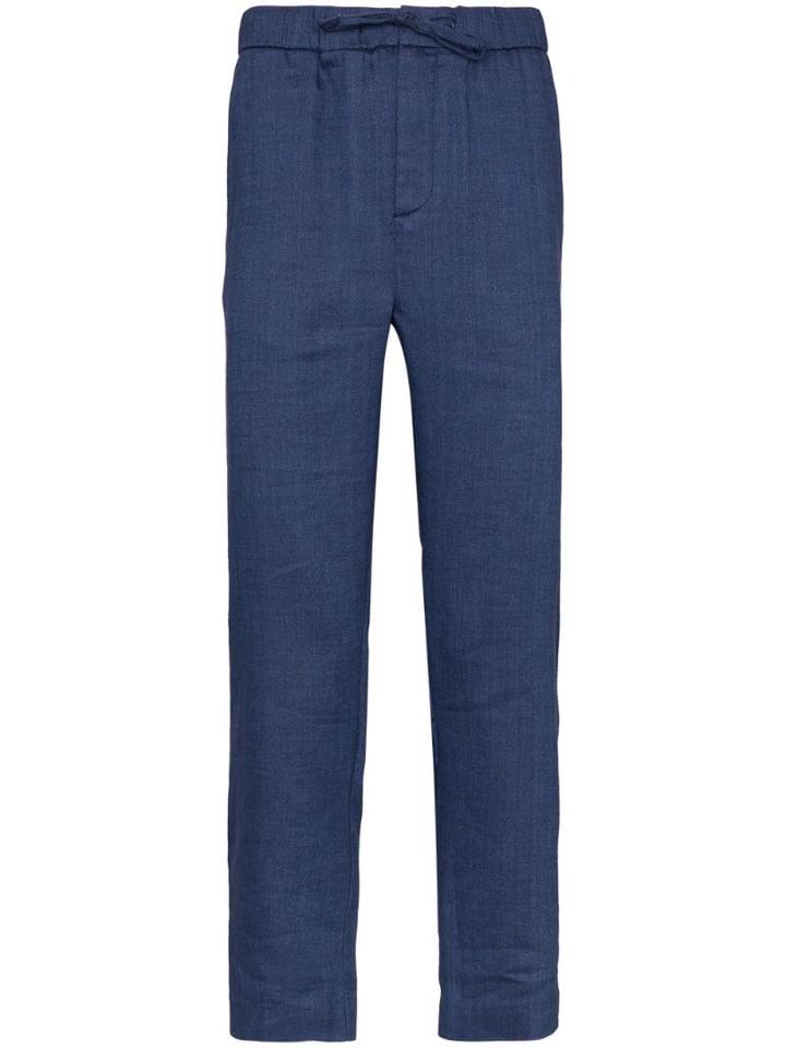 Frescobol Carioca Sandro Drawstring Fastening Trousers - Blue