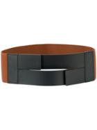 Marni Wide Two Strap Belt - Brown