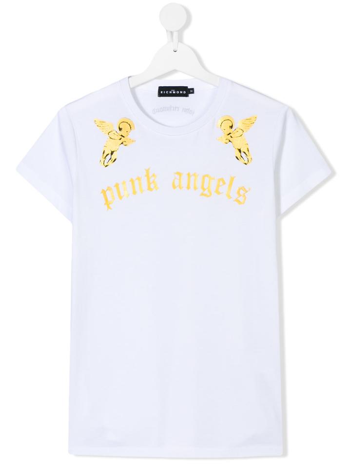 John Richmond Kids Teen Punk Angels T-shirt - White