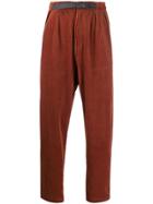 Société Anonyme Belted Corduroy Trousers - Brown