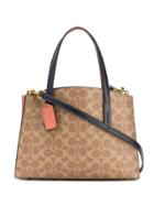 Coach Coated Canvas Signature Tote - Brown