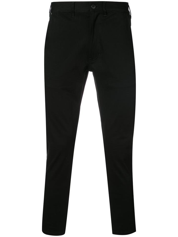 321 - Regular Fit Trousers - Men - Cotton/polyurethane - 31, Black, Cotton/polyurethane