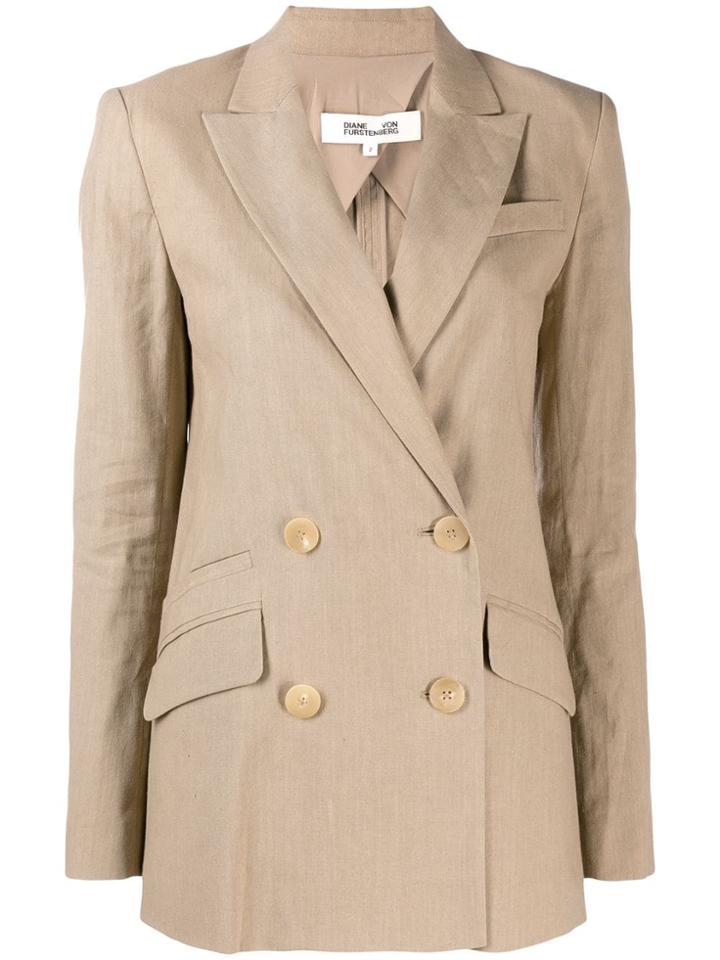 Dvf Diane Von Furstenberg Madison Blazer - Neutrals