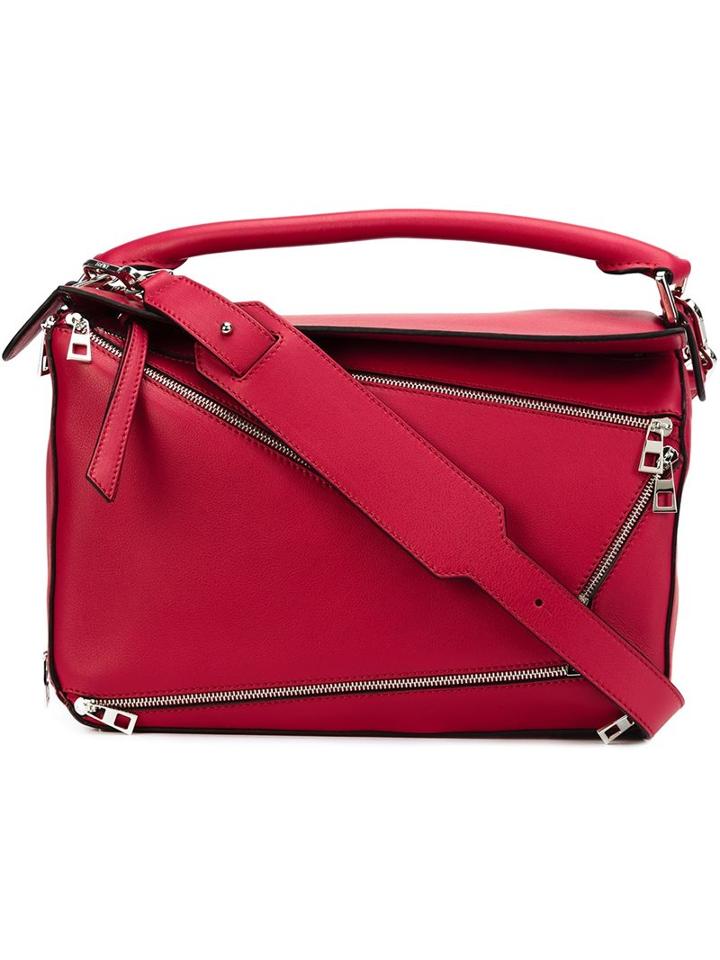 Loewe 'puzzle' Tote Bag, Women's, Red