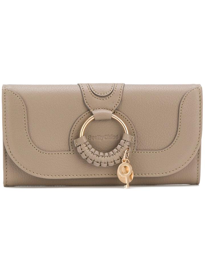 See By Chloé Hana Continental Wallet - Nude & Neutrals